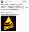 Hasło i plakat wyborczy