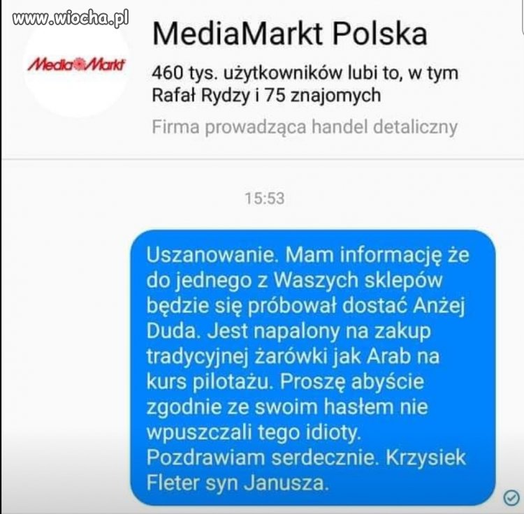 Apel i przestroga