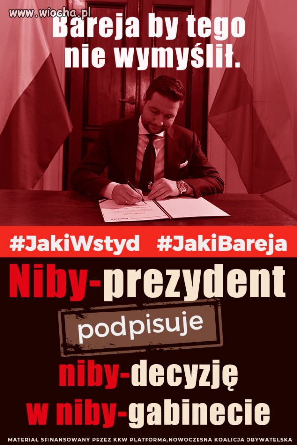 Oto wyimaginowany prezydent Warszawy