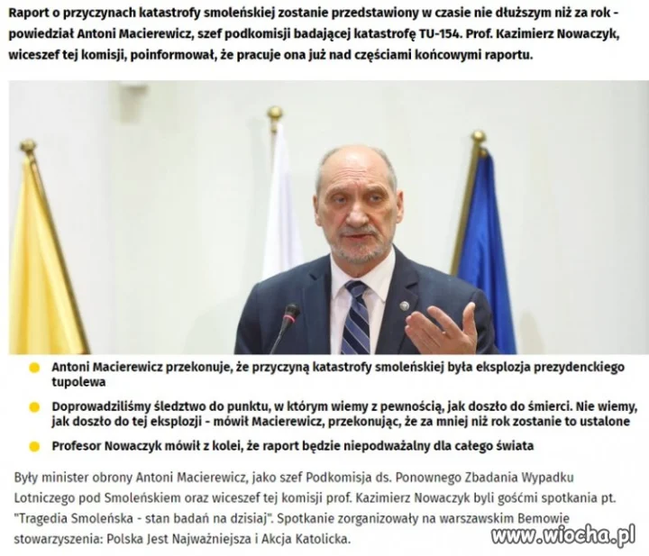 Był wybuch, nie udowodnimy tego