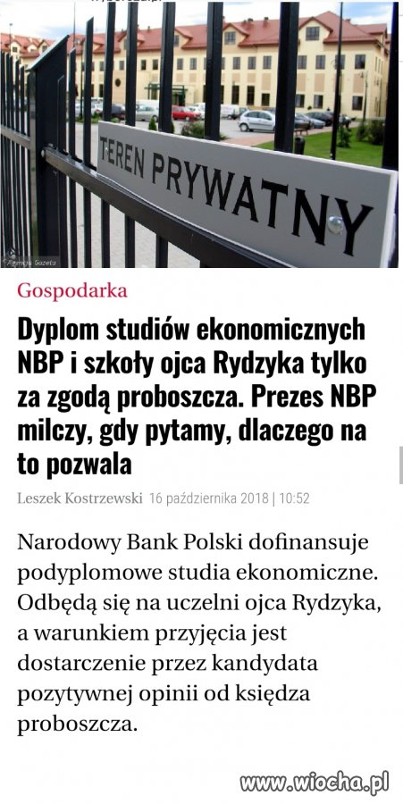 Ciekawe po co im ,,pozytywna opinia proboszcza"? 