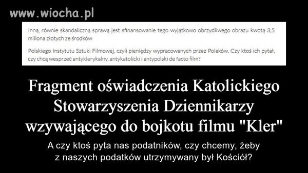 Fragment oświadczenia..
