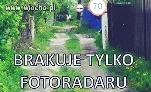 Ograniczenie prędkości na Podlasiu