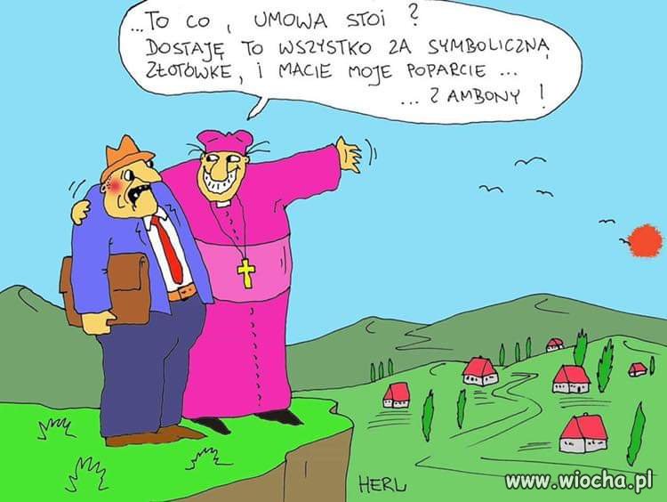 Takie to interesy z kościołem.