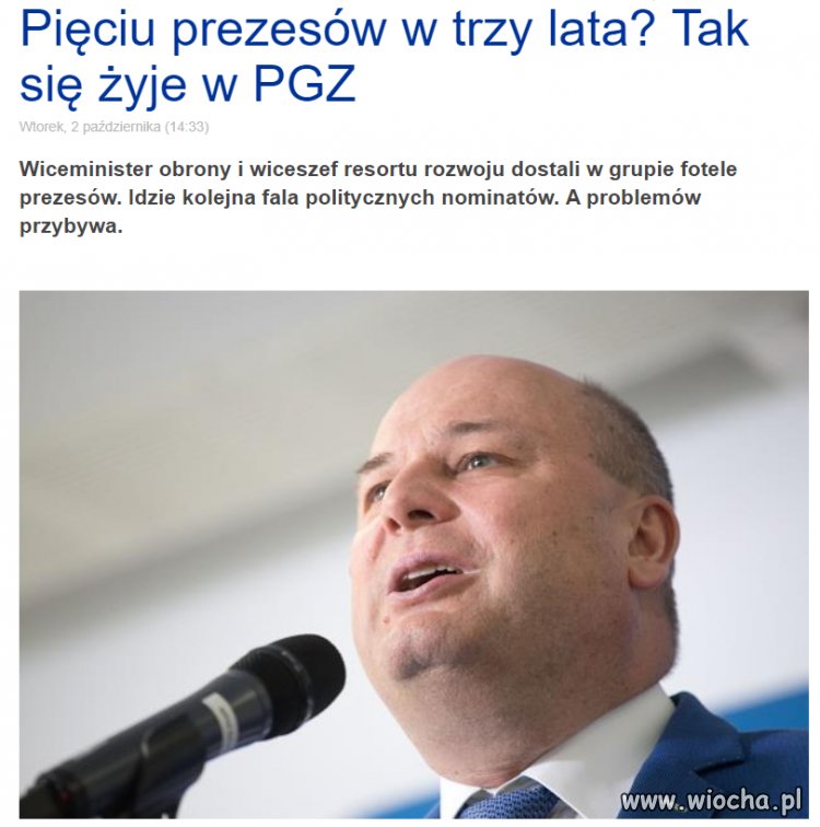 Dobra zmiana ? tylko dla kogo !!!