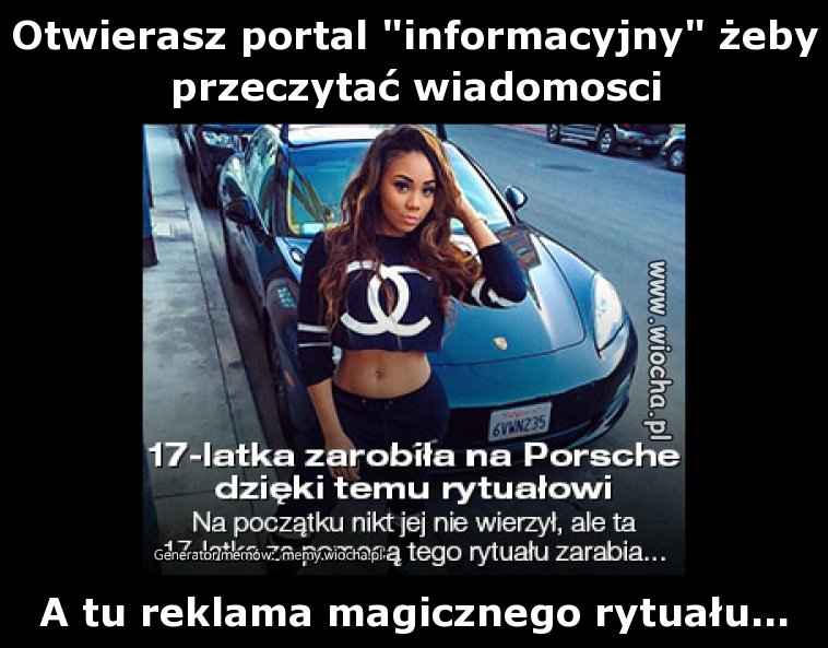 Otwierasz portal "informacyjny" żeby