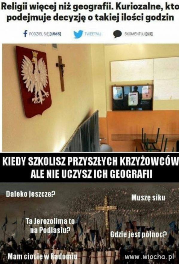 Religii więcej niż geografii