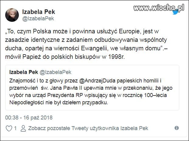 Kochanka posła Pięty oczarowana.