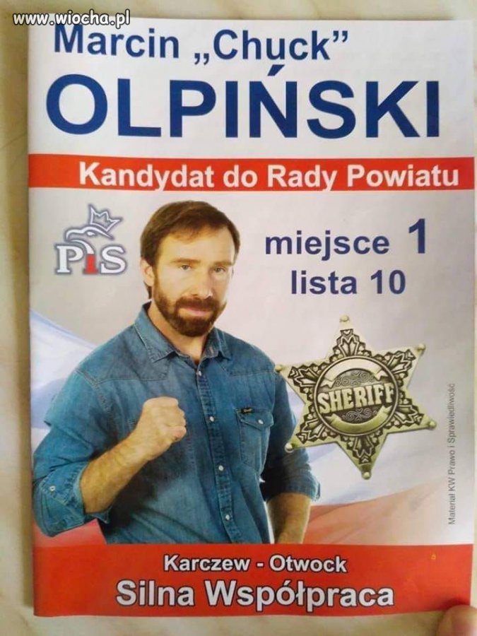 Jaka partia taki Chuck Norris