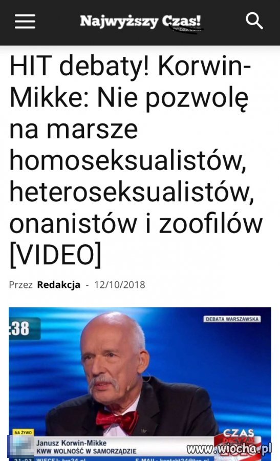 Dla parad w stolicy związanych z płciowością.