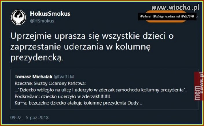 Bezczelny bachor, jak on mógł