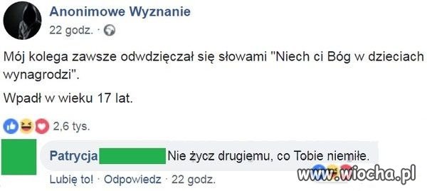No i wykrakał