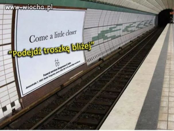 Dobra reklama domu pogrzebowego.