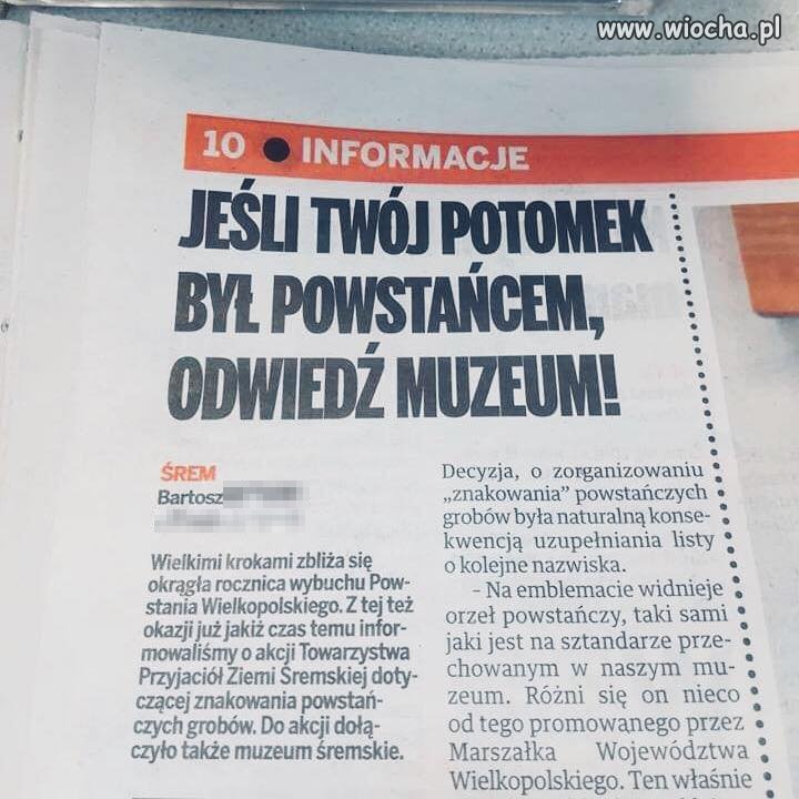Gdy dziennikarzyna ma tyłek zamiast przodka.