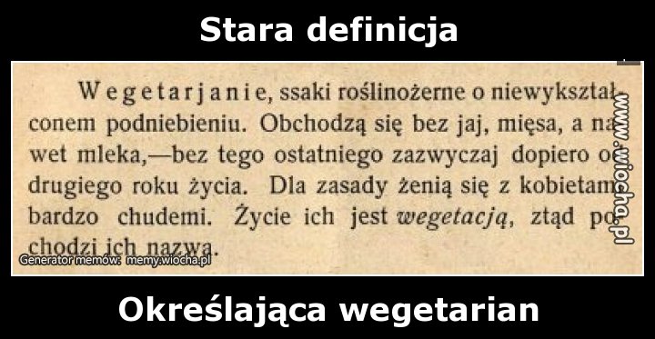 Stara definicja