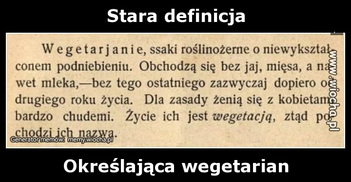 Stara definicja