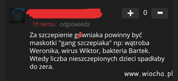 Sposób na antyszczepionkowców..