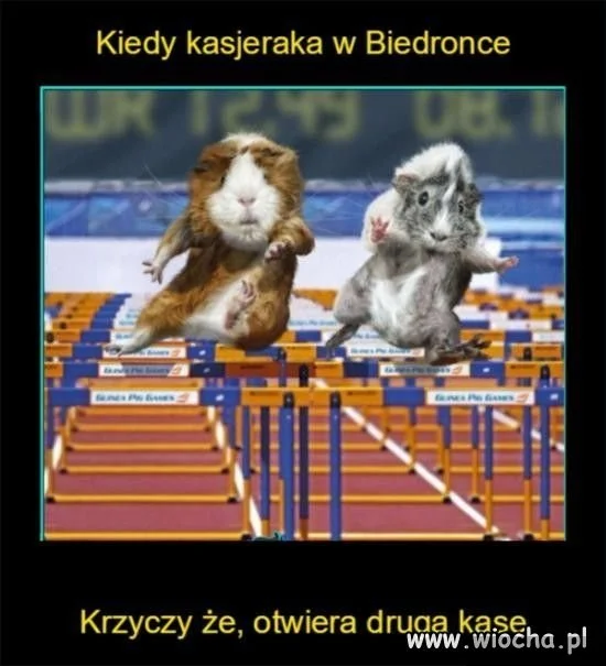 Kiedy kasjerka...