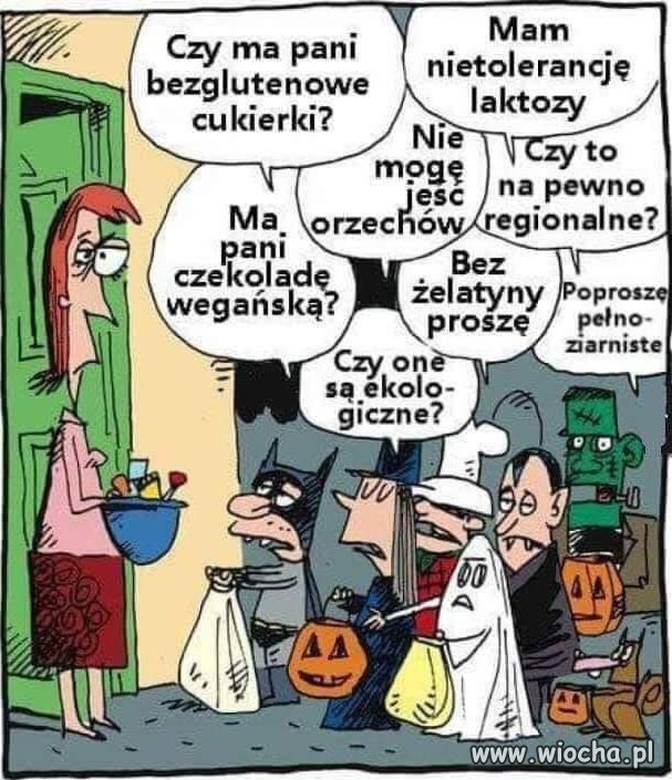 NIe zapomnijcie jutro kupić cukierki.