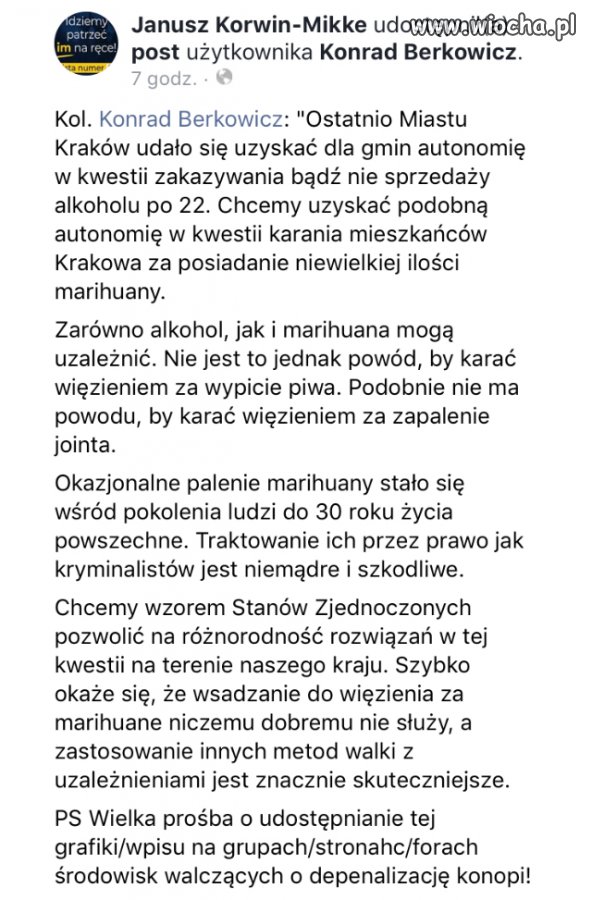 Kara za posiadanie niewielkiej ilości marihuany
