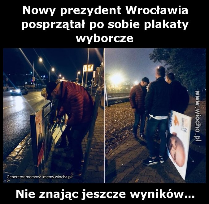 Nowy prezydent Wrocławia posprzątał po sobie