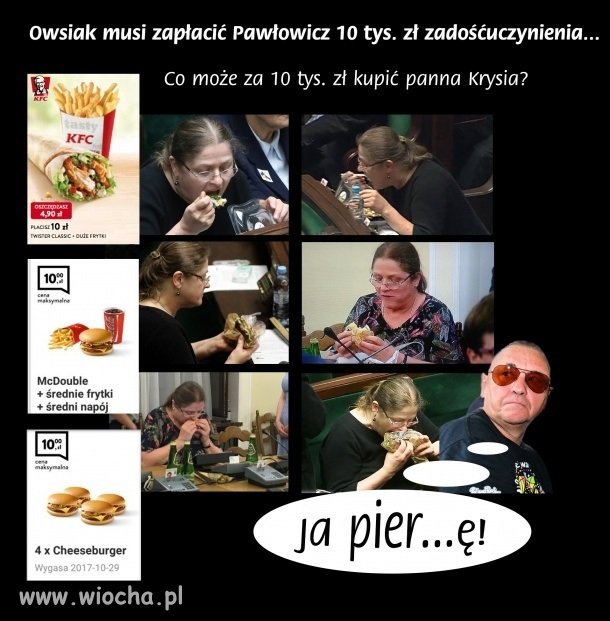 Co sobie kupi panna Krysia?