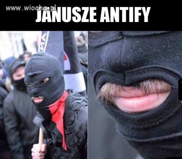 Lewacki wąsik.