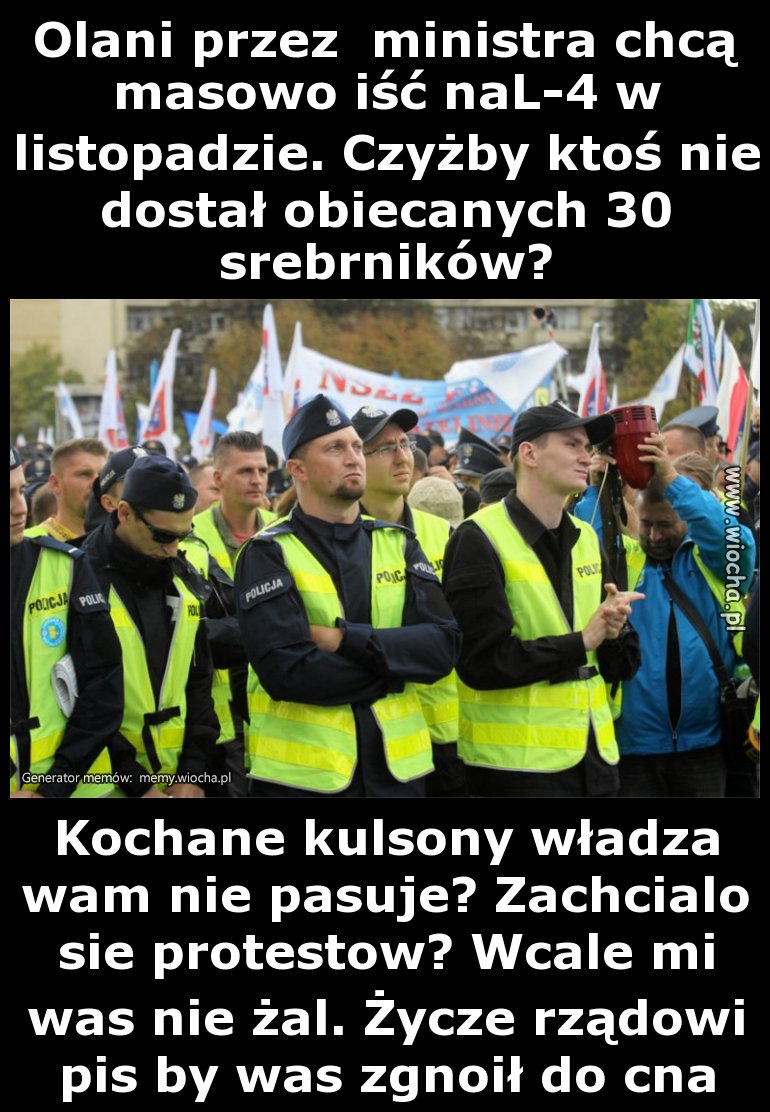 Popieram rząd pis i  to w imię zasad moralnych