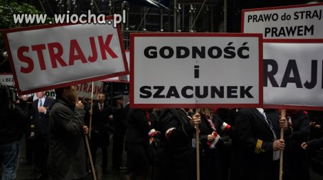 Strajkującym LOT zabroniono korzystania z wc