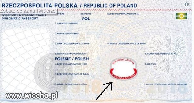 Paszport świeckiego państwa