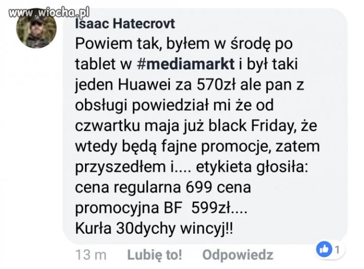 No i macie swój czarny piątek.