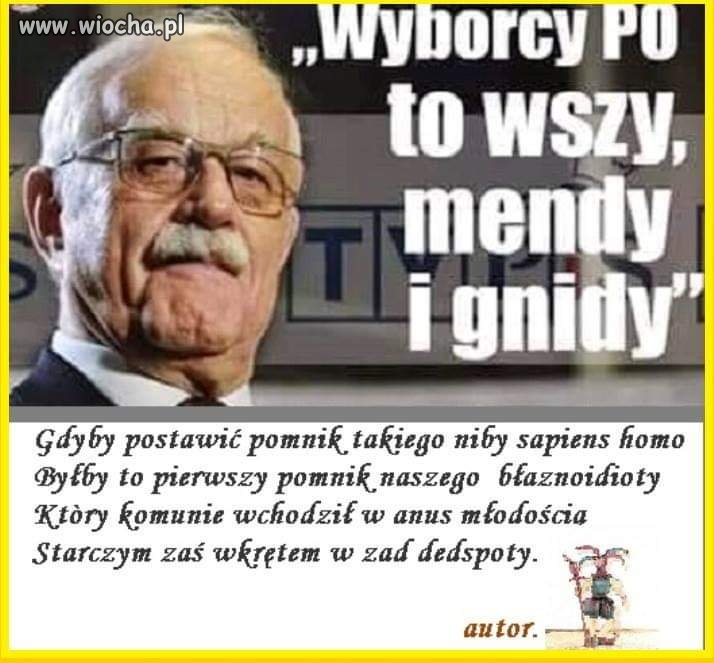 Kiedyś ceniłem go