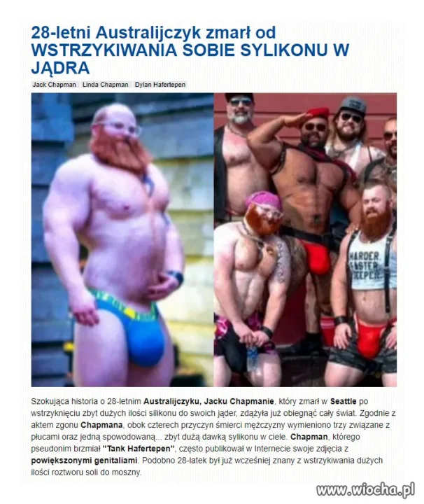 Chciał mieć duże jaja