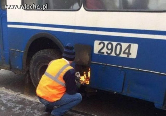 Gdy pasażerom jest zimno