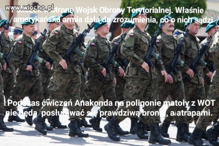 US ARMY lekceważy bojówki partyjne PiS