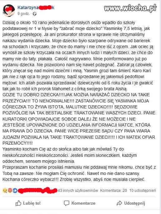 Ku przestrodze dla miłośniczek arabów i czarnych