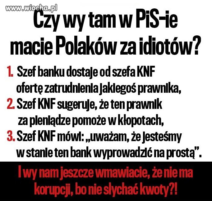 Nie ma korupcji