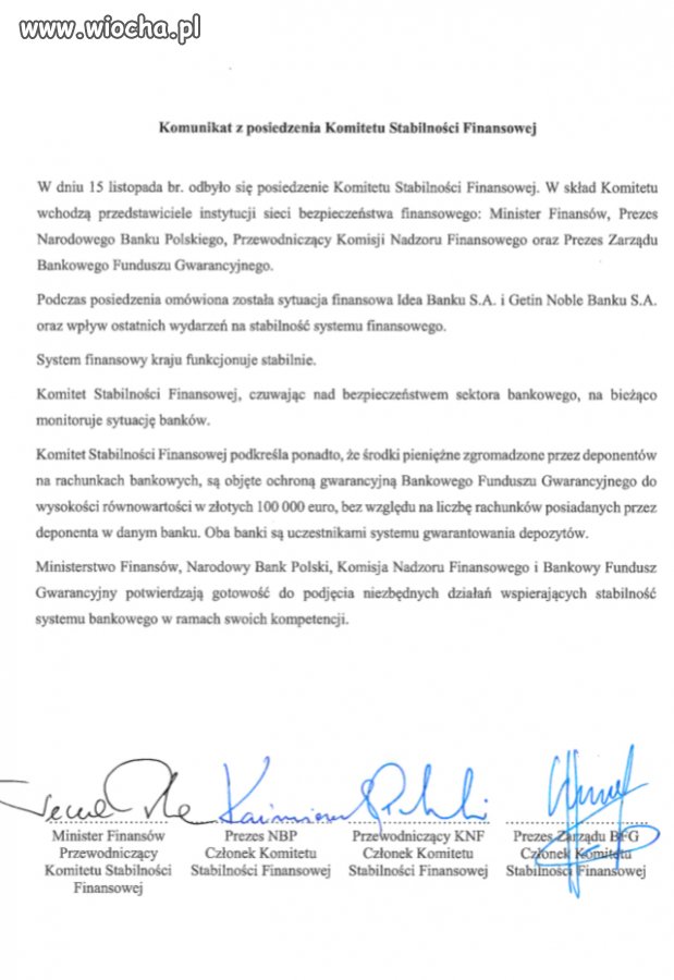 Wszystko wskazuje na to, że: