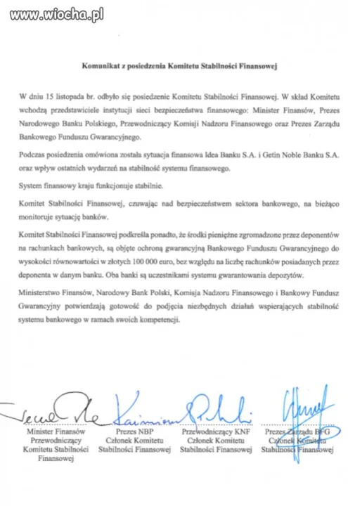 Wszystko wskazuje na to, że: