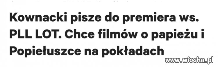 Z tacą już chodzą, więc takie filmy są na miejscu