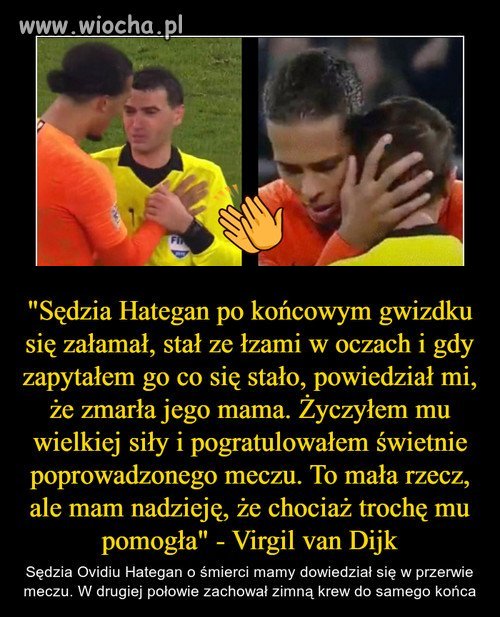To świadczy o naprawdę mocnym charakterze