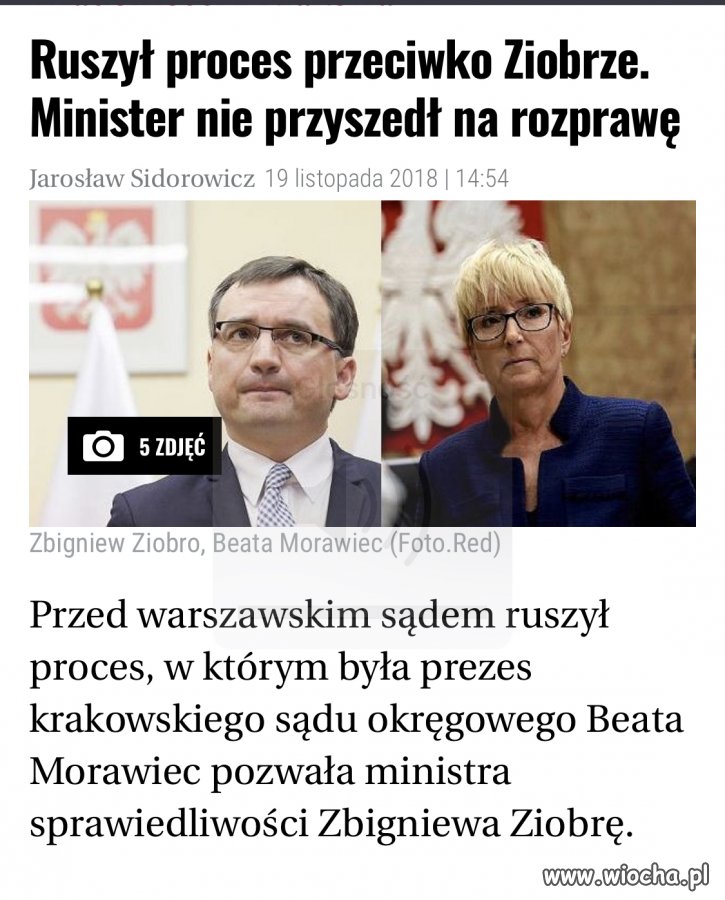 Poszanowanie prawa według PiS 