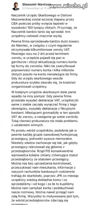 A tu złodziej krzyczy