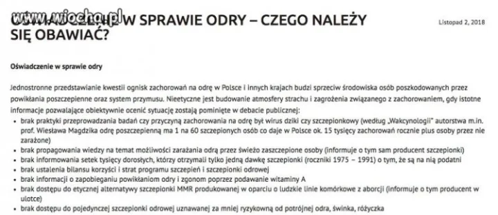 Brednie idiotów od antyszczepień