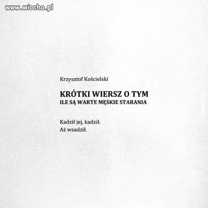Trochę poezji na wiosce