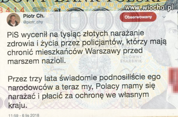1000 zł brutto by przekupić policjanta