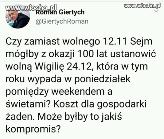 A 0.5 na święta