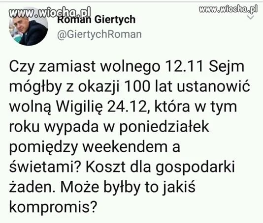 A 0.5 na święta