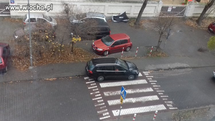 Tak się parkuje pod prywatną szkołą