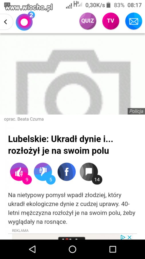 Opis nosi dynie